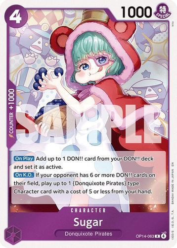 [OP14-063](R) Sugar (Foil)