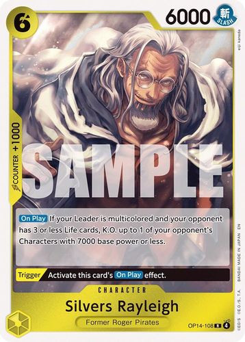 [OP14-108](R) Silvers Rayleigh (Foil)