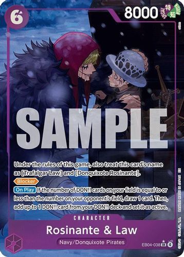 EB04-038SR Rosinante & Law (Alternate Art) (Foil)