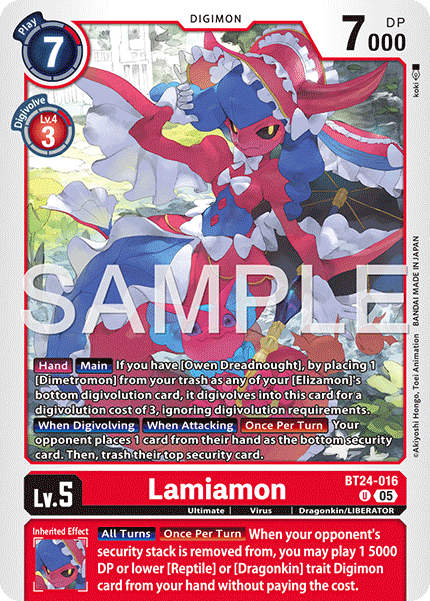 [BT24-016](U) Lamiamon