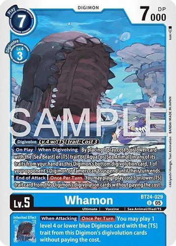 [BT24-029](U) Whamon