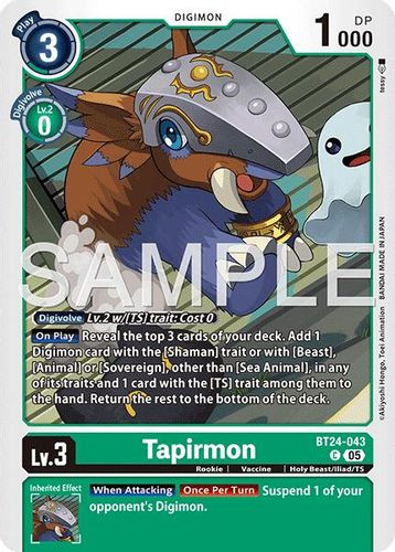 [BT24-043](C) Tapirmon