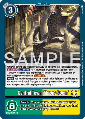 [BT24-094](U) Central Town: Throne Room