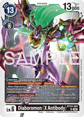 [BT24-065](SR) Diaboromon (X Antibody) (Foil)