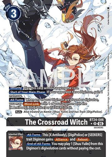 [BT24-086](R) The Crossroad Witch (1 Star Alt Art) (Foil)