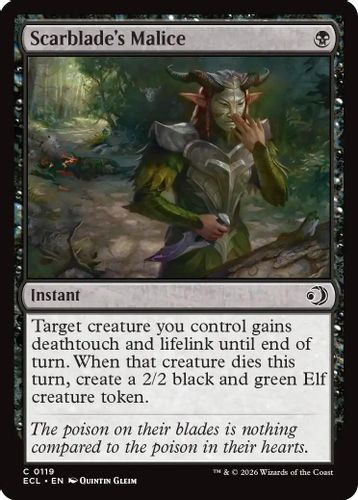 [ECL-0119](C) Scarblade's Malice
