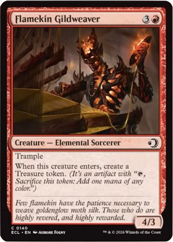 [ECL-0140](C) Flamekin Gildweaver (Foil)