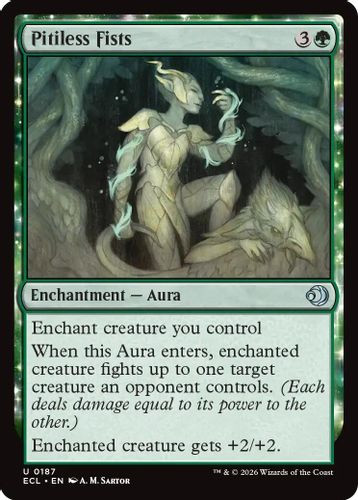 [ECL-0187](U) Pitiless Fists (Foil)