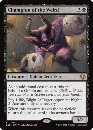 [ECL-0095](R) Champion of the Weird (Foil)