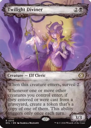 [ECL-0315](R) Twilight Diviner (Showcase) (Foil)