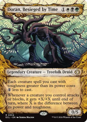 [ECL-0334](R) Doran, Besieged by Time (Showcase) (Foil)