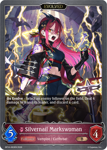 [BP14-083EN](B) Silvernail Markswoman (Evolved)