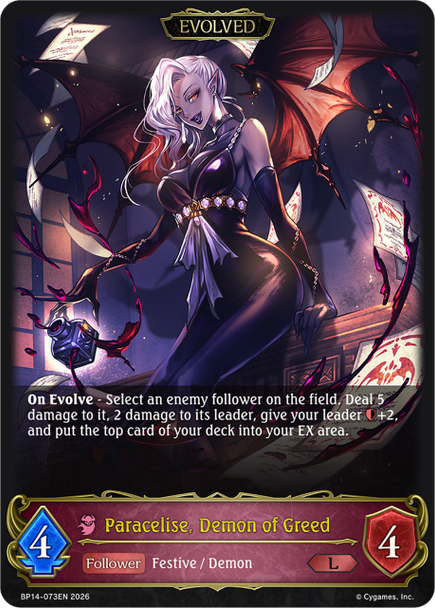 [BP14-073EN](L) Paracelise, Demon of Greed (Evolved)