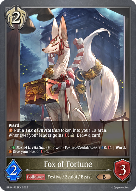 [BP14-P23EN](PB) Fox of Fortune (Premium Foil)