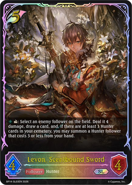 [BP14-SL03EN](SL) Levon, Scentbound Sword (Super Legendary)