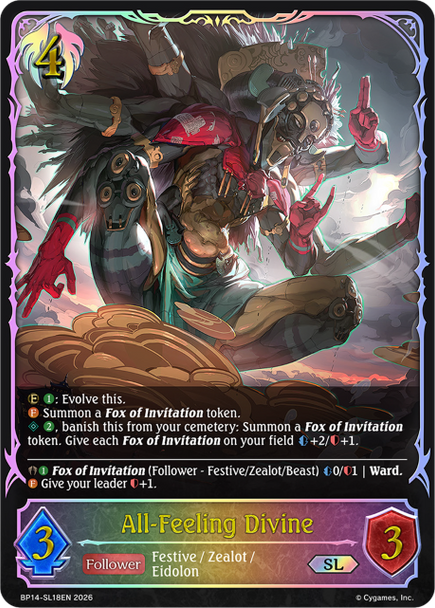 [BP14-SL18EN](SL) All-Feeling Divine (Super Legendary)