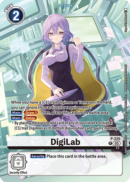 [P-225](P) Digilab (BT24 Box Topper) (Foil)