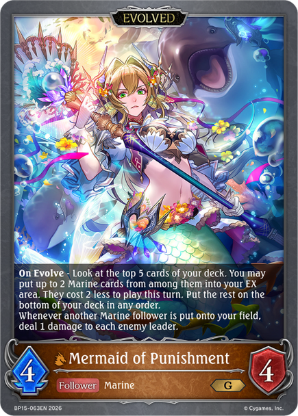 [BP15-063EN](G) Mermaid of Punishment (Evolved)