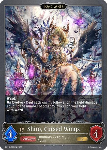 [BP15-099EN](G) Shiro, Cursed Wings (Evolved)
