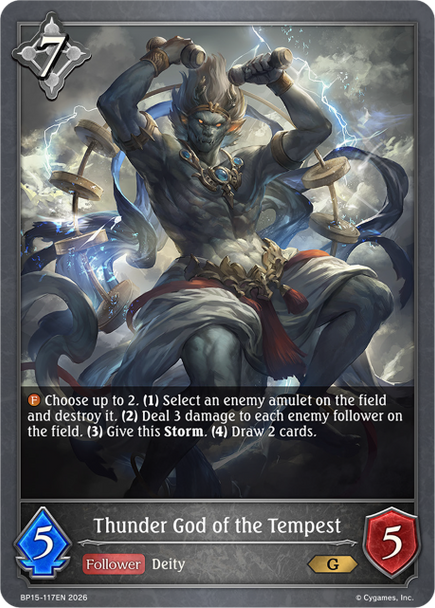 [BP15-117EN](G) Thunder God of the Tempest
