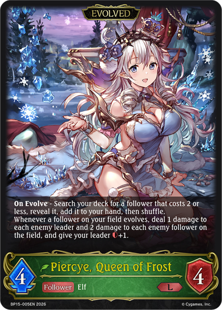 [BP15-005EN](L) Piercye, Queen of Frost (Evolved)