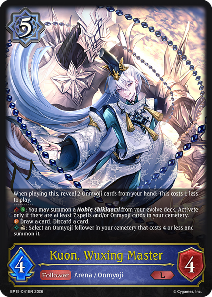 [BP15-041EN](L) Kuon, Wuxing Master