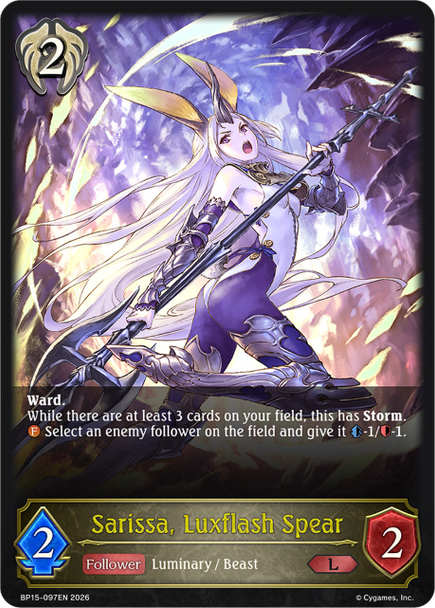 [BP15-097EN](L) Sarissa, Luxflash Spear