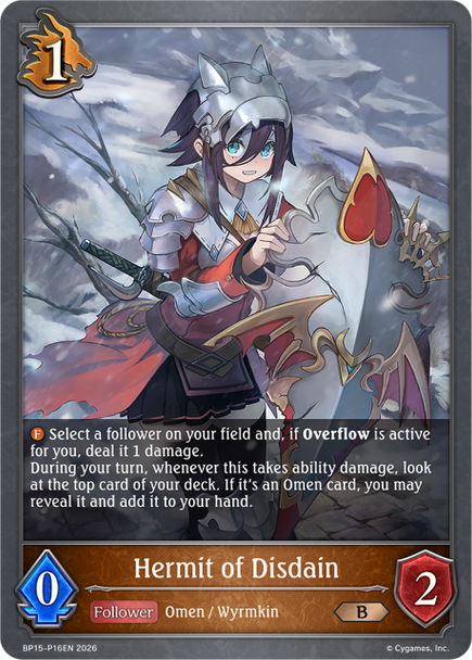 [BP15-P16EN](PB) Hermit of Disdain (Premium Foil)