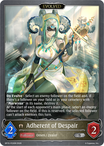 [BP15-P23EN](PS) Adherent of Despair (Evolved) (Premium Foil)