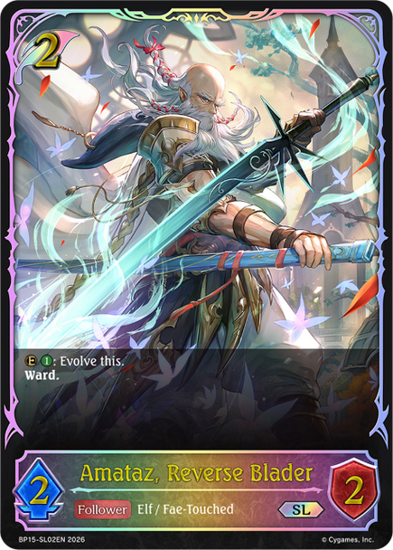 [BP15-SL02EN](SL) Amataz, Reverse Blader (Super Legendary)