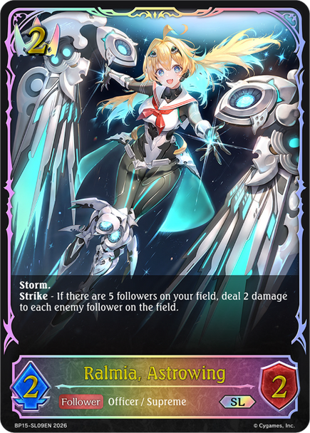 [BP15-SL09EN](SL) Ralmia, Astrowing (Super Legendary)