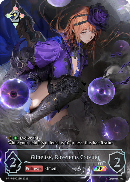 [BP15-SP02EN](SP) Gilnelise, Ravenous Craving (SP Foil)