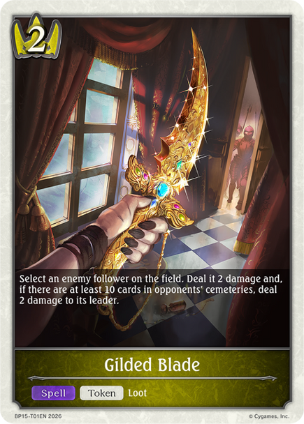 [BP15-T01EN](T) Gilded Blade (Token)
