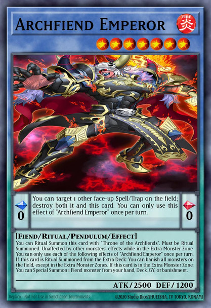 [BPRO-EN031] Archfiend Emperor (Ultra Rare)<1st>