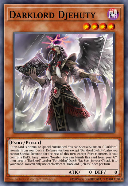 [BPRO-EN019] Darklord Djehuty (Super Rare)<1st>