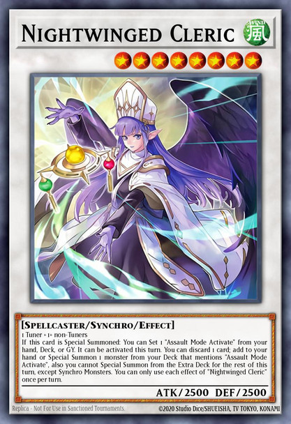 [BPRO-EN038] Nightwinged Cleric (Super Rare)<1st>