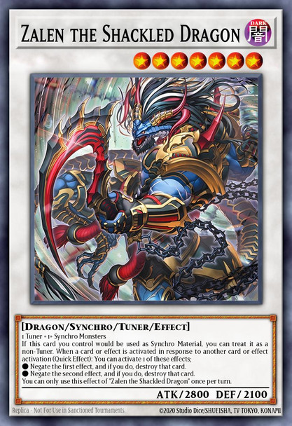 [BPRO-EN042] Zalen the Shackled Dragon (Super Rare)<1st>