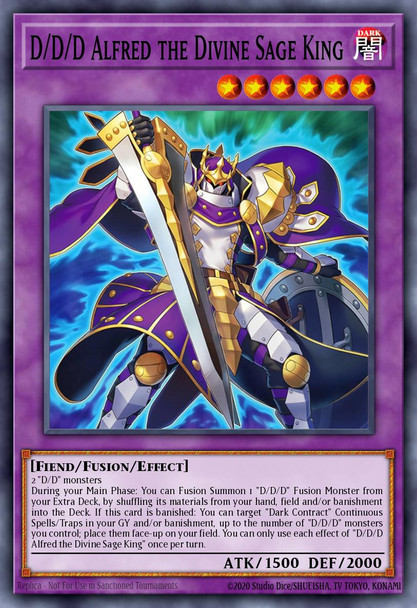 [BPRO-EN033] D/D/D Alfred the Divine Sage King (Common)<1st>