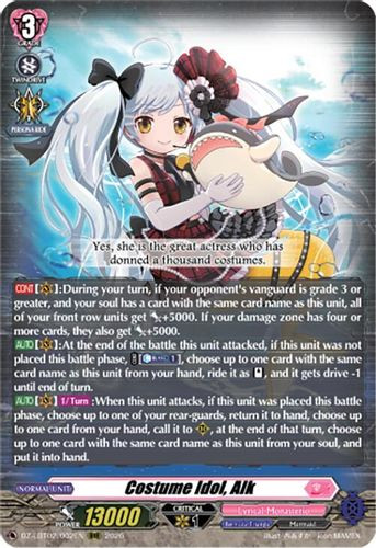 [DZ-LBT02/002EN](RRR) Costume Idol, Alk