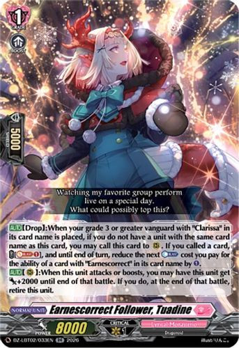 [DZ-LBT02/033EN](RR) Earnescorrect Follower, Tuadine