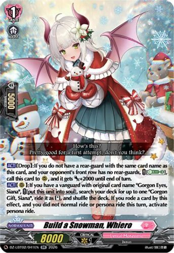 [DZ-LBT02/041EN](RR) Build a Snowman, Whiero