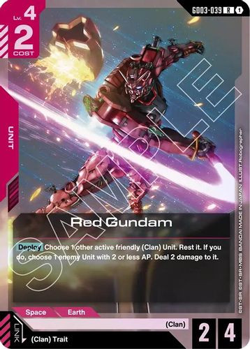 [GD03-039](R) Red Gundam {Foil}