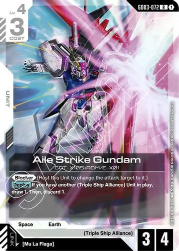 [GD03-072](R) Aile Strike Gundam {Foil}