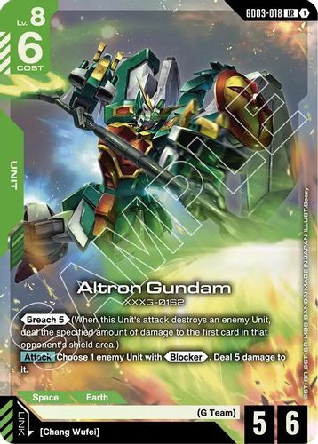 [GD03-018](LR) Altron Gundam {Foil}