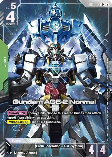 [GD03-019](LR+) Gundam AGE-2 Normal {Alt Art} {Foil}