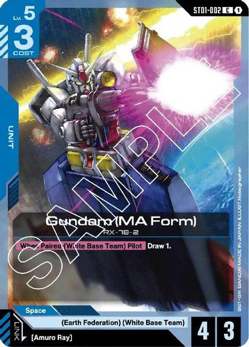 [ST01-002](C) Gundam (MA Form)
