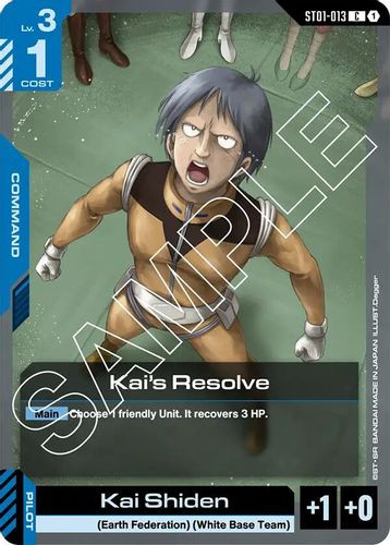 [ST01-013](C) Kai's Resolve