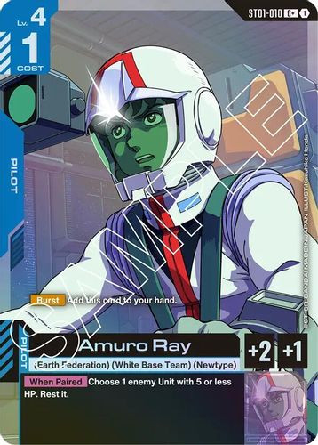 [ST01-010](C+) Amuro Ray {Alt Art} {Foil}