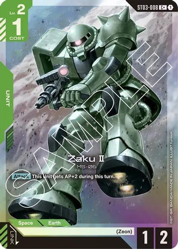 [ST03-008](C+) Zaku II {Alt Art} {Foil}