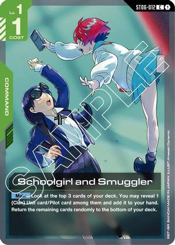 [ST06-012](C) Schoolgirl and Smuggler